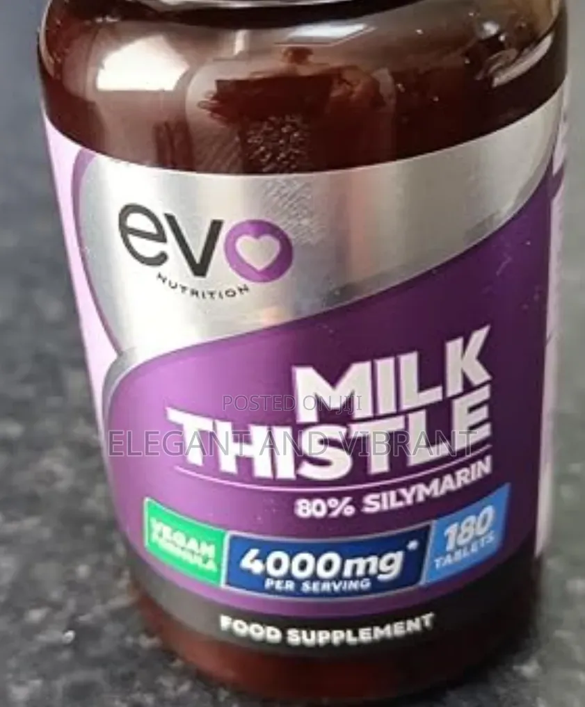 Milk Thistle, 80% Silymarin, 365 Tablets