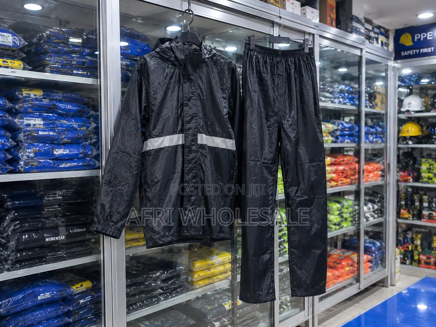 Raincoat Waterproof Rain Suit Workwear Safety Rain Jacket PPE
