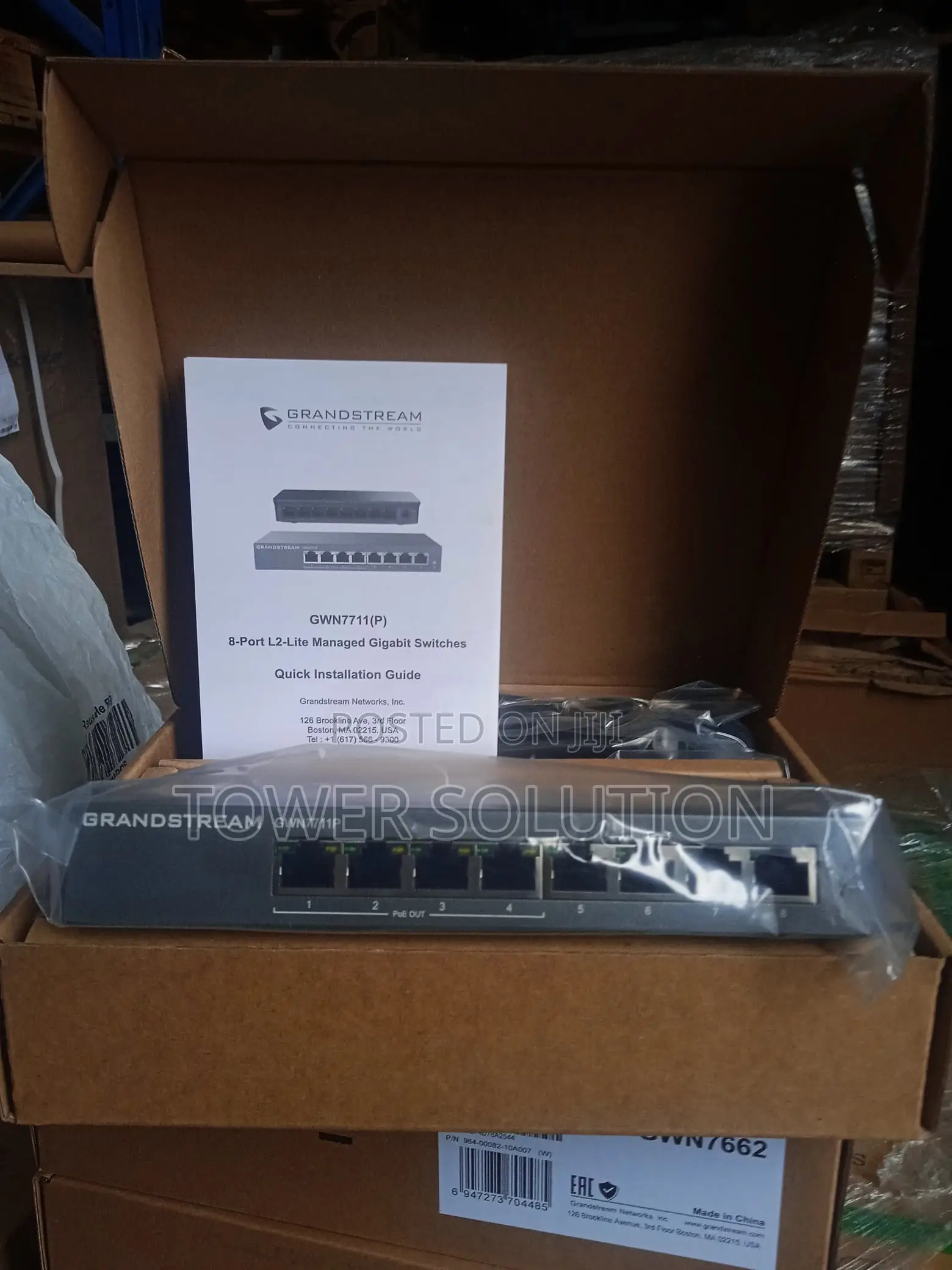 GRANDSTREAM GWN7711P 8port Poe Gigabit Managed Switch