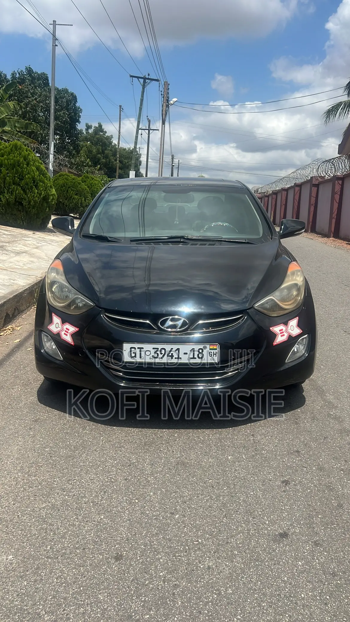 Hyundai Elantra GLS Sedan FWD (1.8L 4cyl 6A) 2013 Black