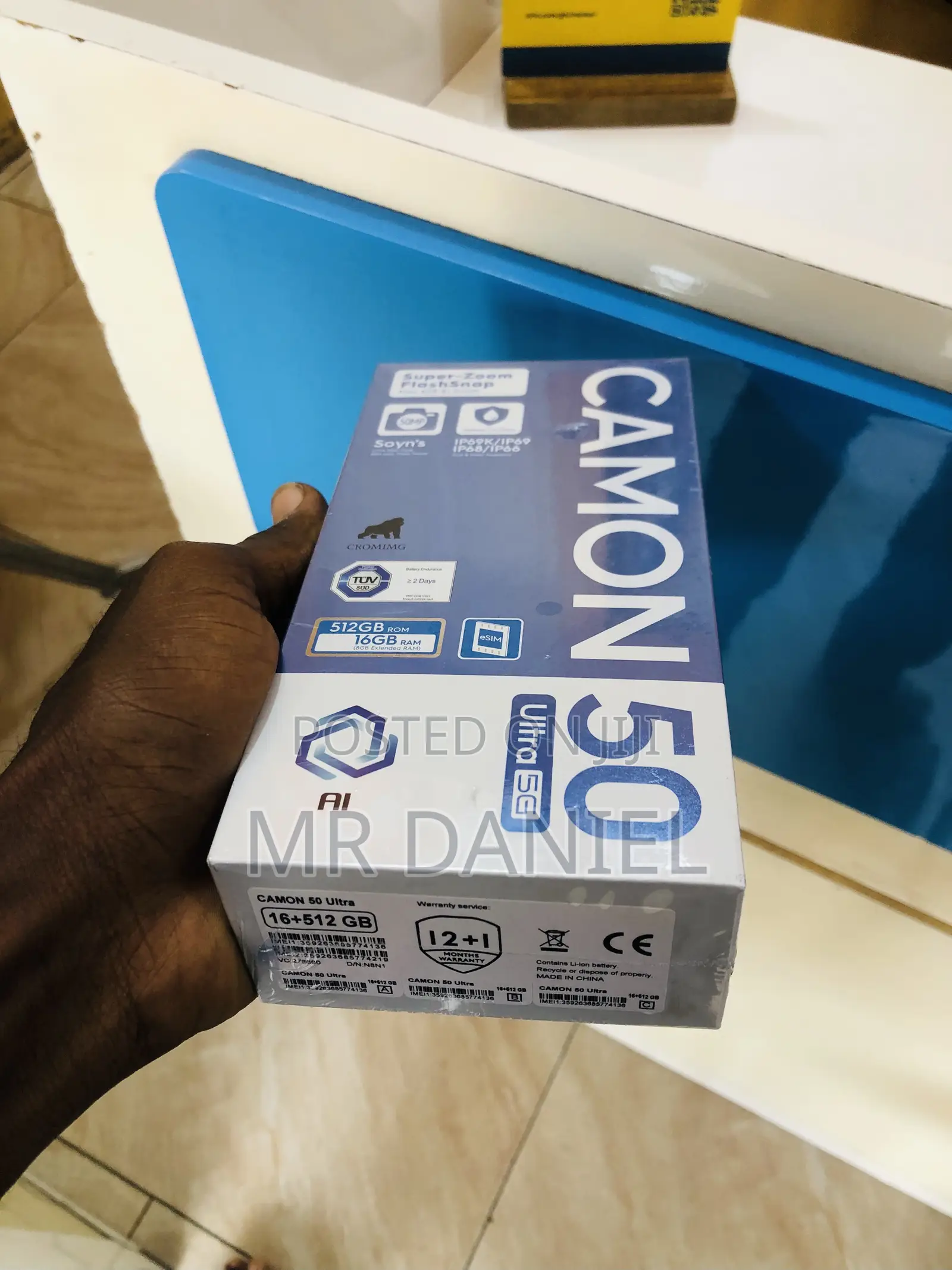 New Tecno Camon 50 Pro 256 GB Black