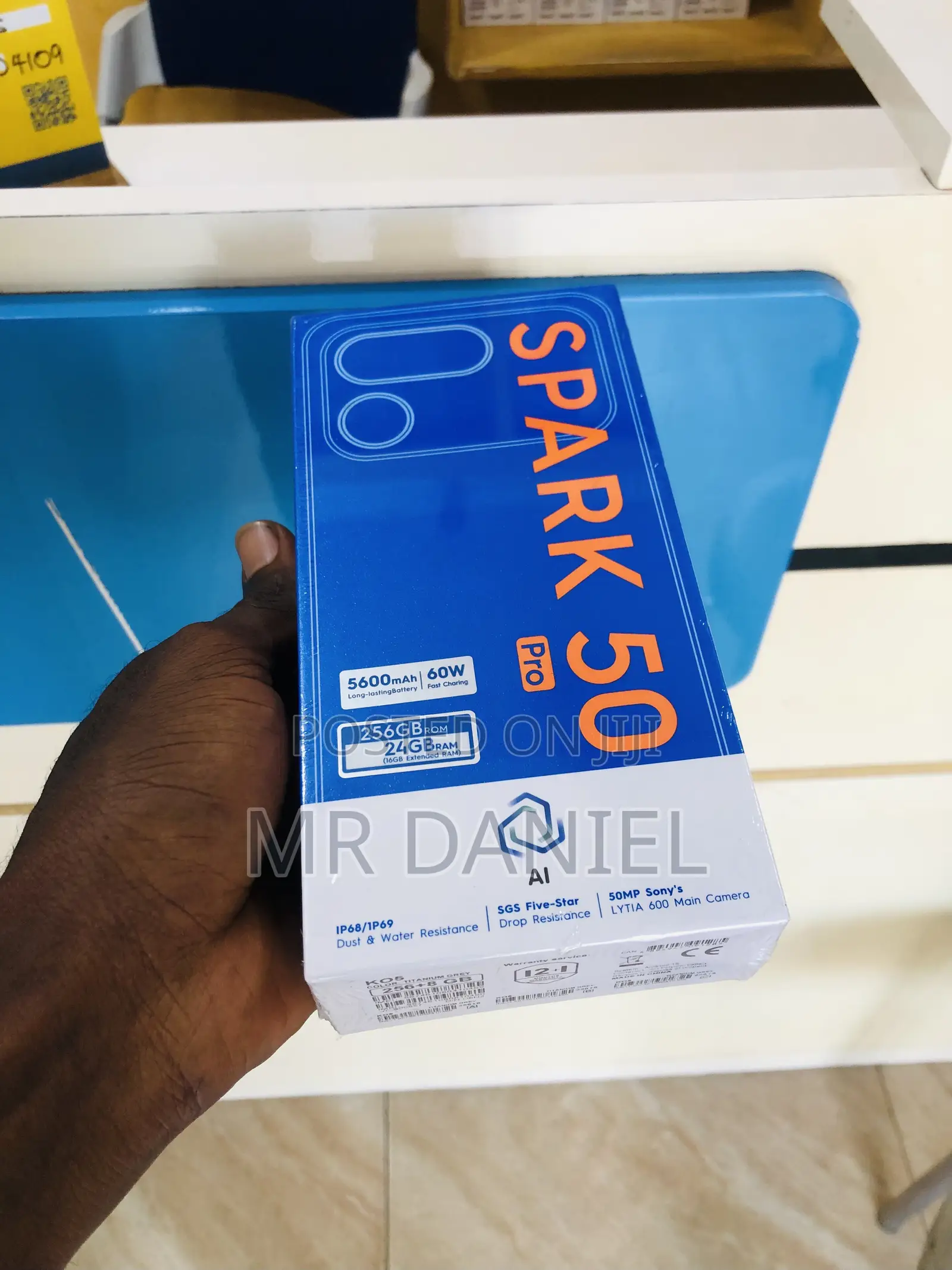 New Tecno Spark 50 Pro 256 GB Black
