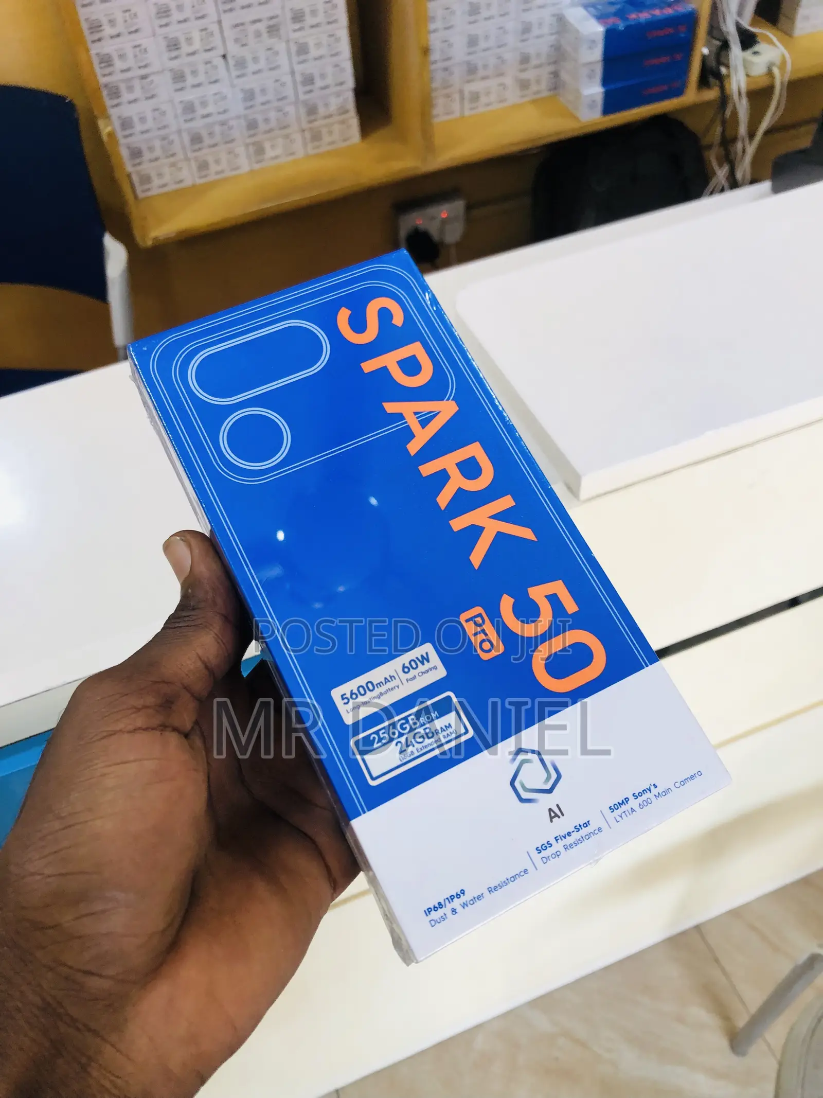 New Tecno Spark 50 Pro 256 GB Black
