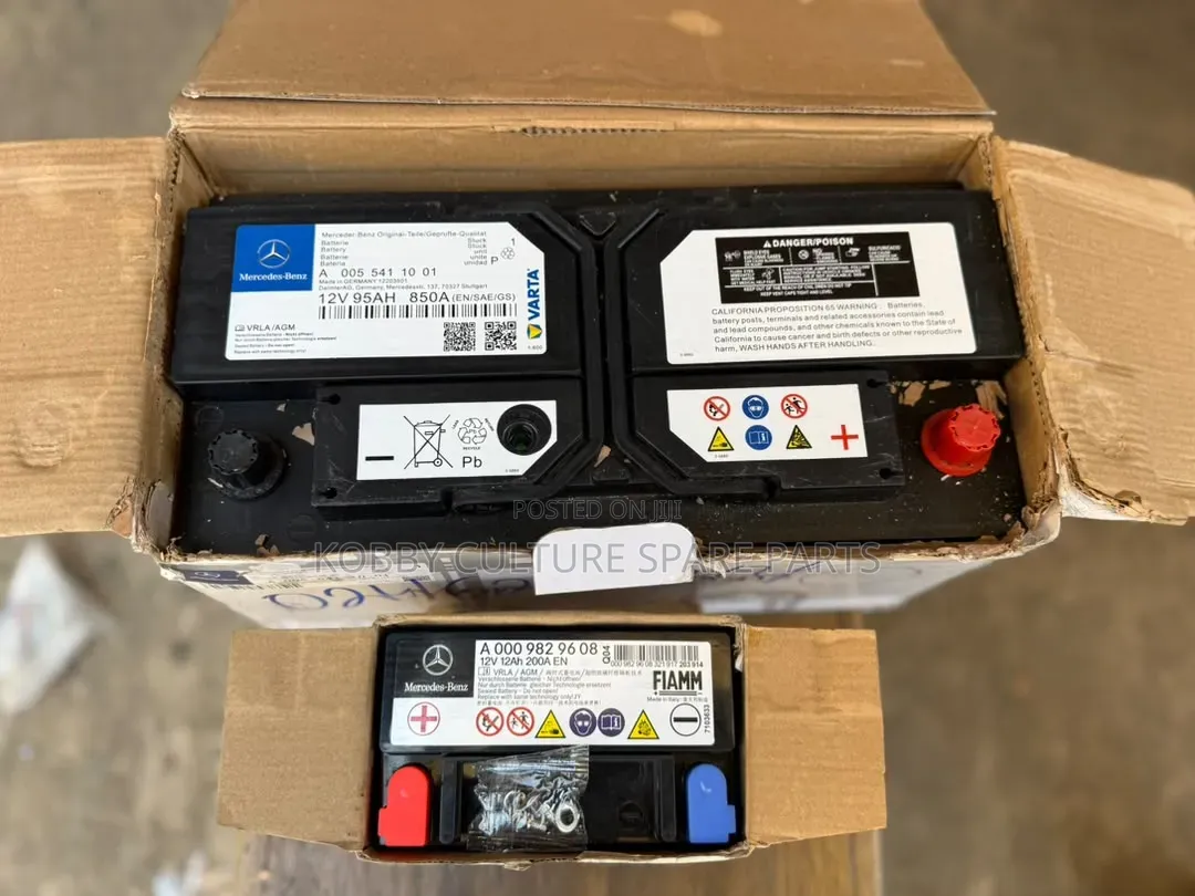 Original Mercedes-Benz Agm Battery and Axiliary Battery Available