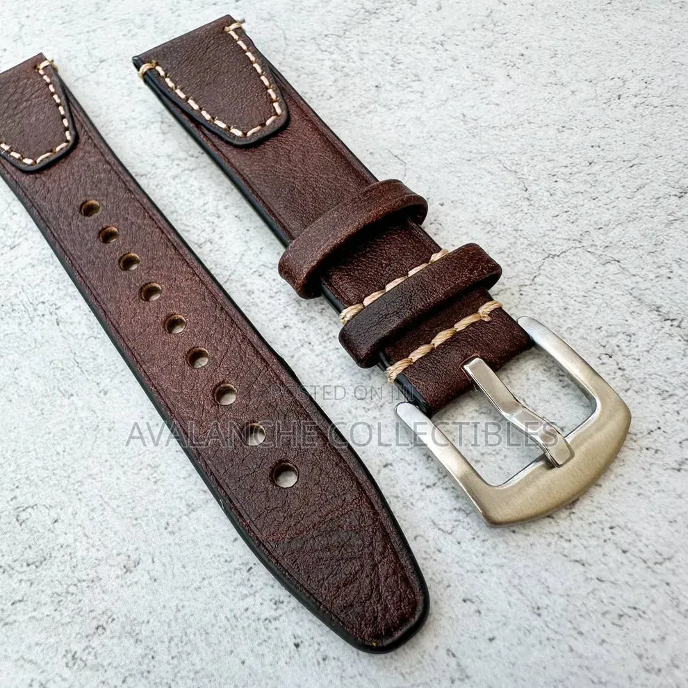 Genuine Vintage Style Coffee Strap 20, 22and 24