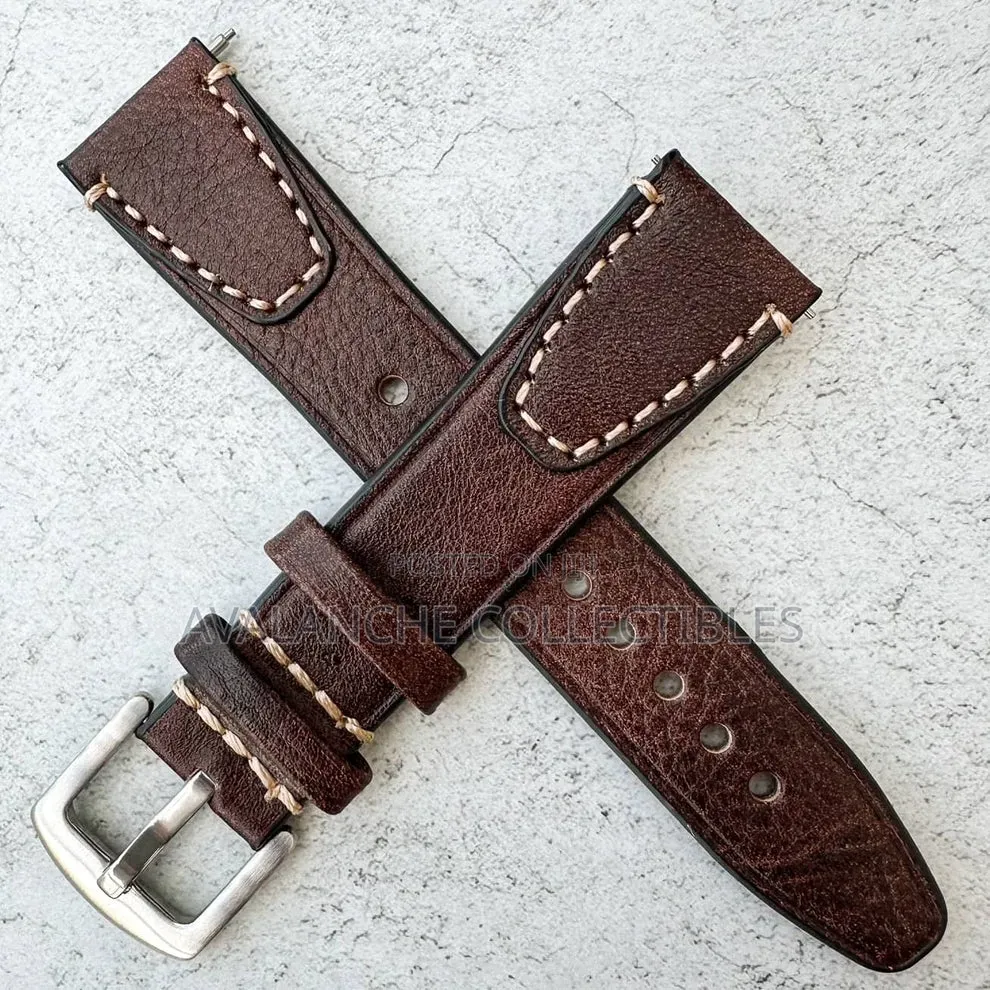 Genuine Vintage Style Coffee Strap 20, 22and 24