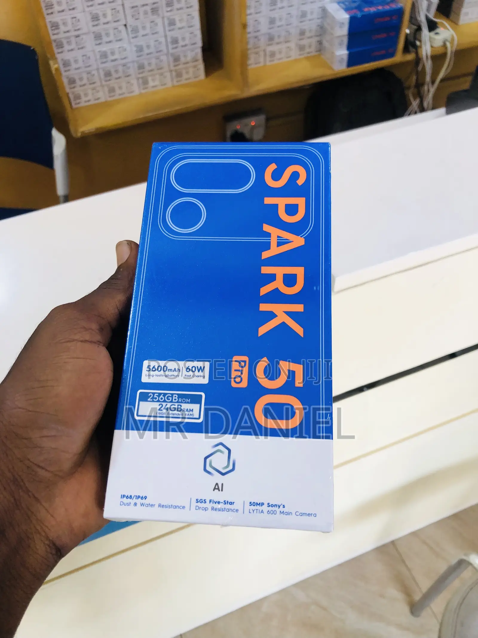 New Tecno Spark 50 Pro 256 GB Black