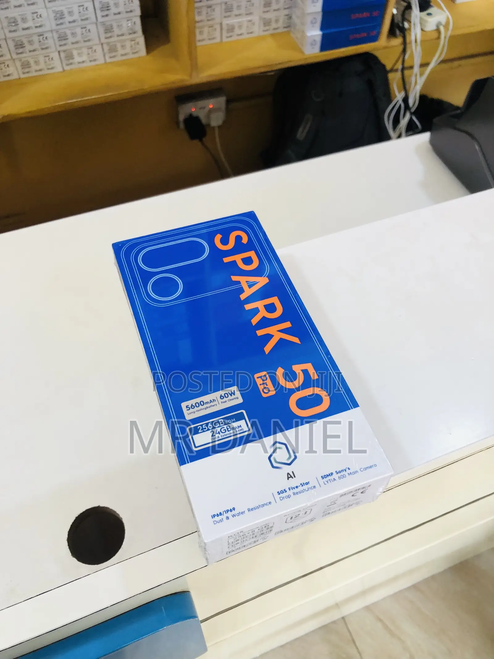 New Tecno Spark 50 Pro 256 GB Black