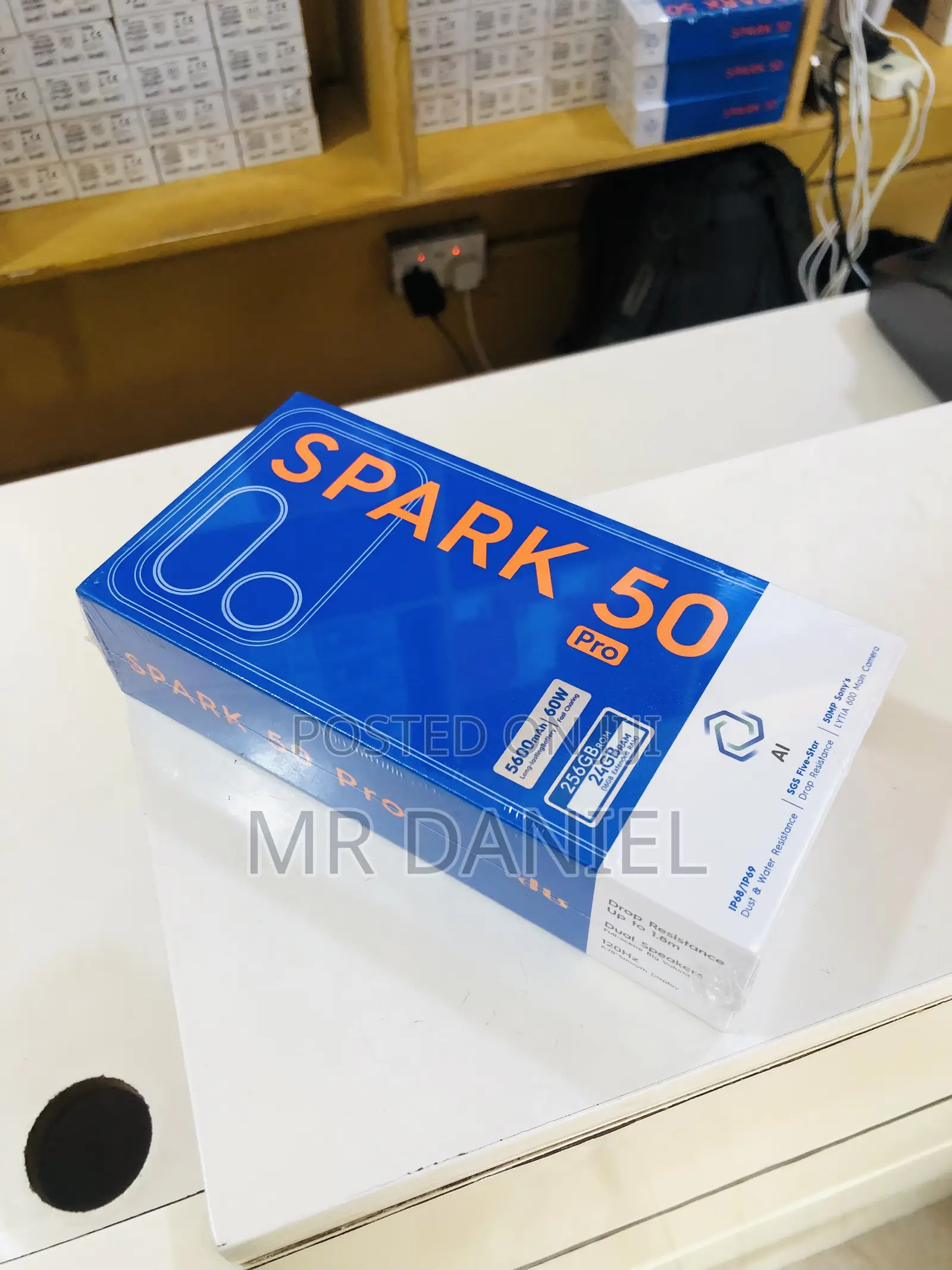 New Tecno Spark 50 Pro 256 GB Black