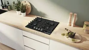 Bosch Serie 2 60cm Black Tempered Glass Gas Hob