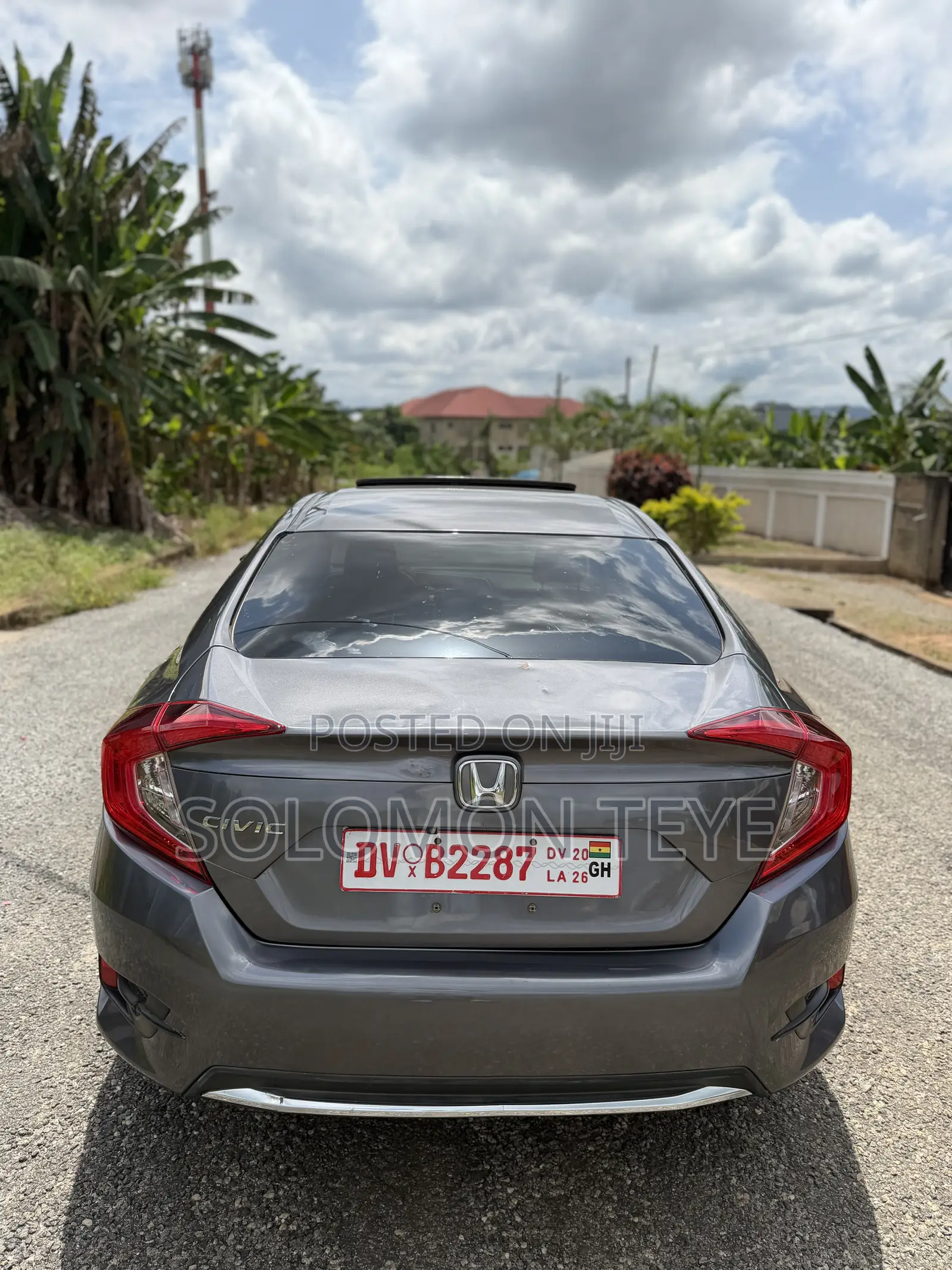 Honda Civic EX Sedan 2019 Gray
