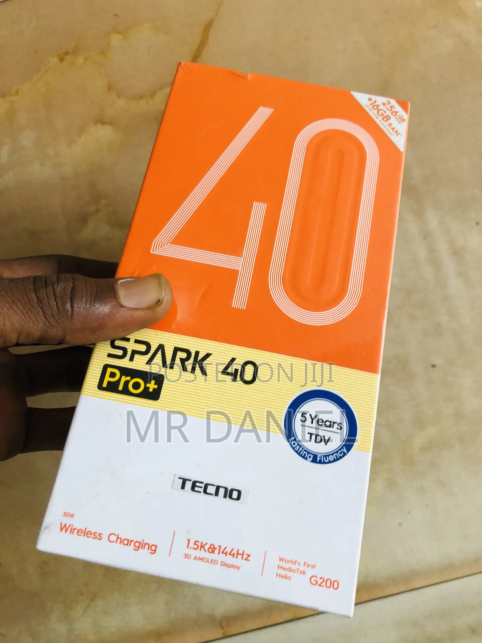 New Tecno Spark 40 Pro+ 256 GB Black