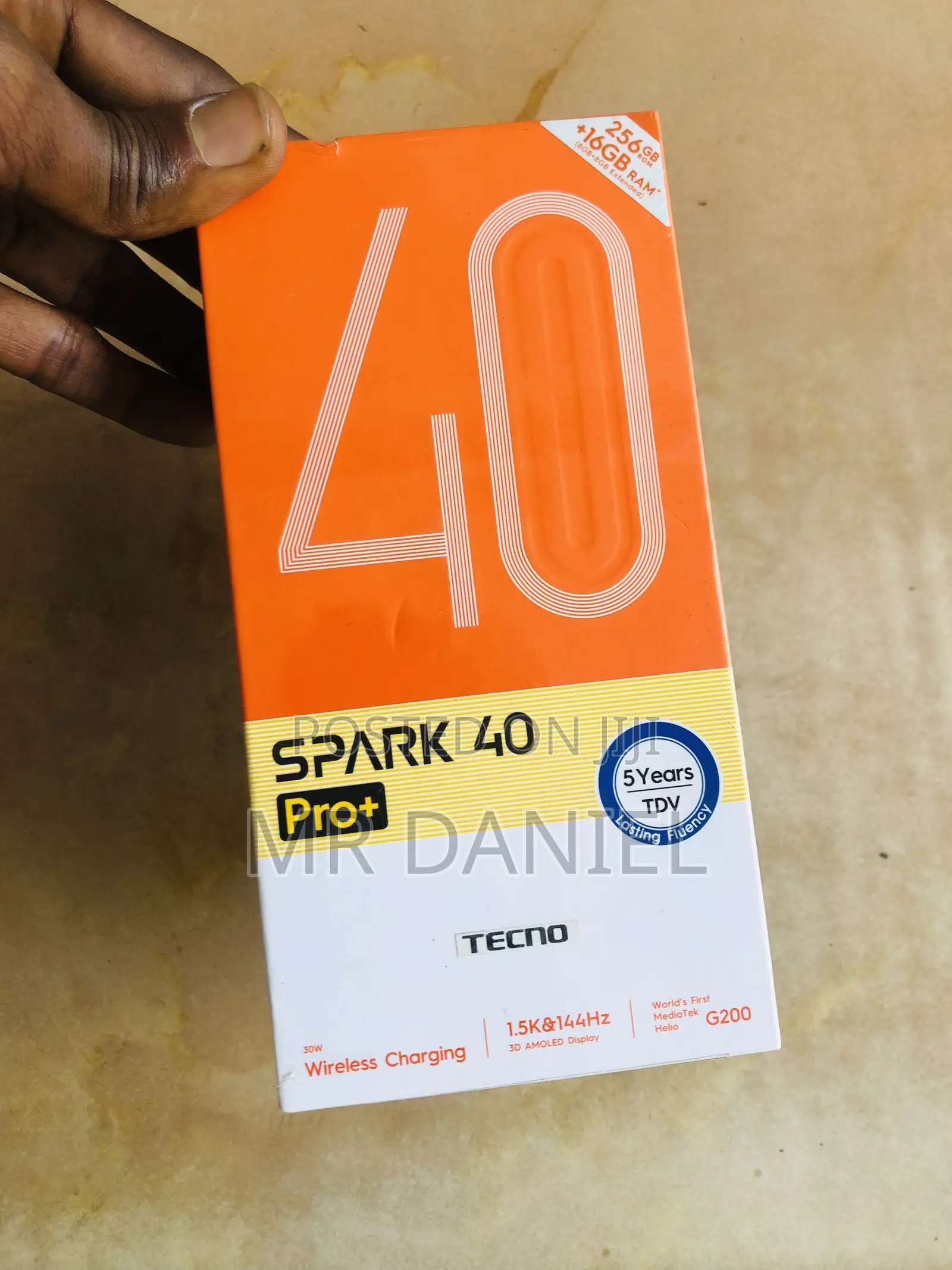 New Tecno Spark 40 Pro+ 256 GB Black