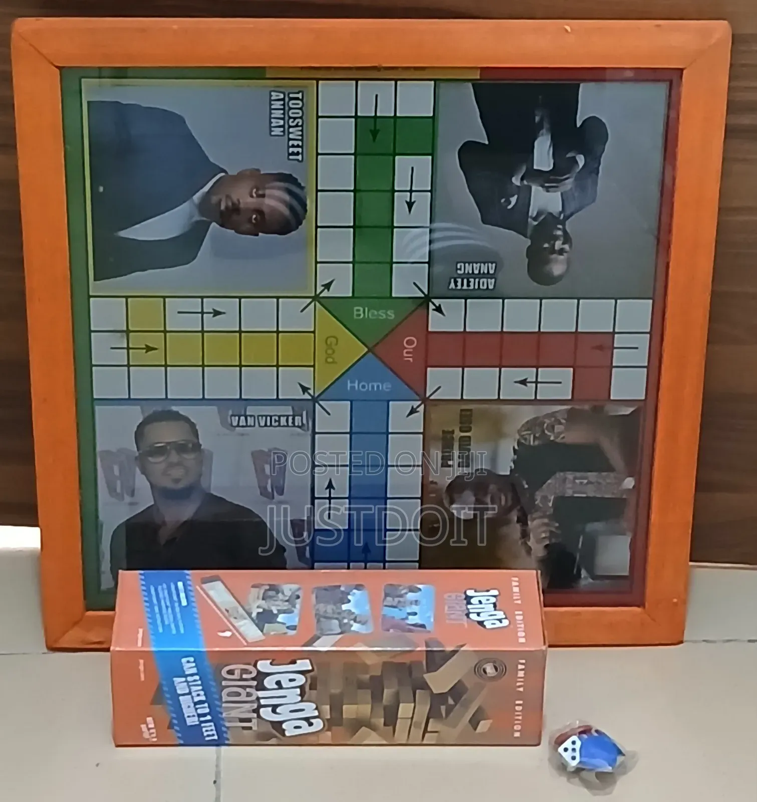 Large Ludo With Jenga Bundle