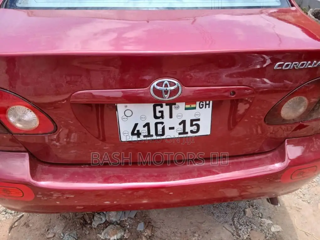 Toyota Corolla 2007 Red
