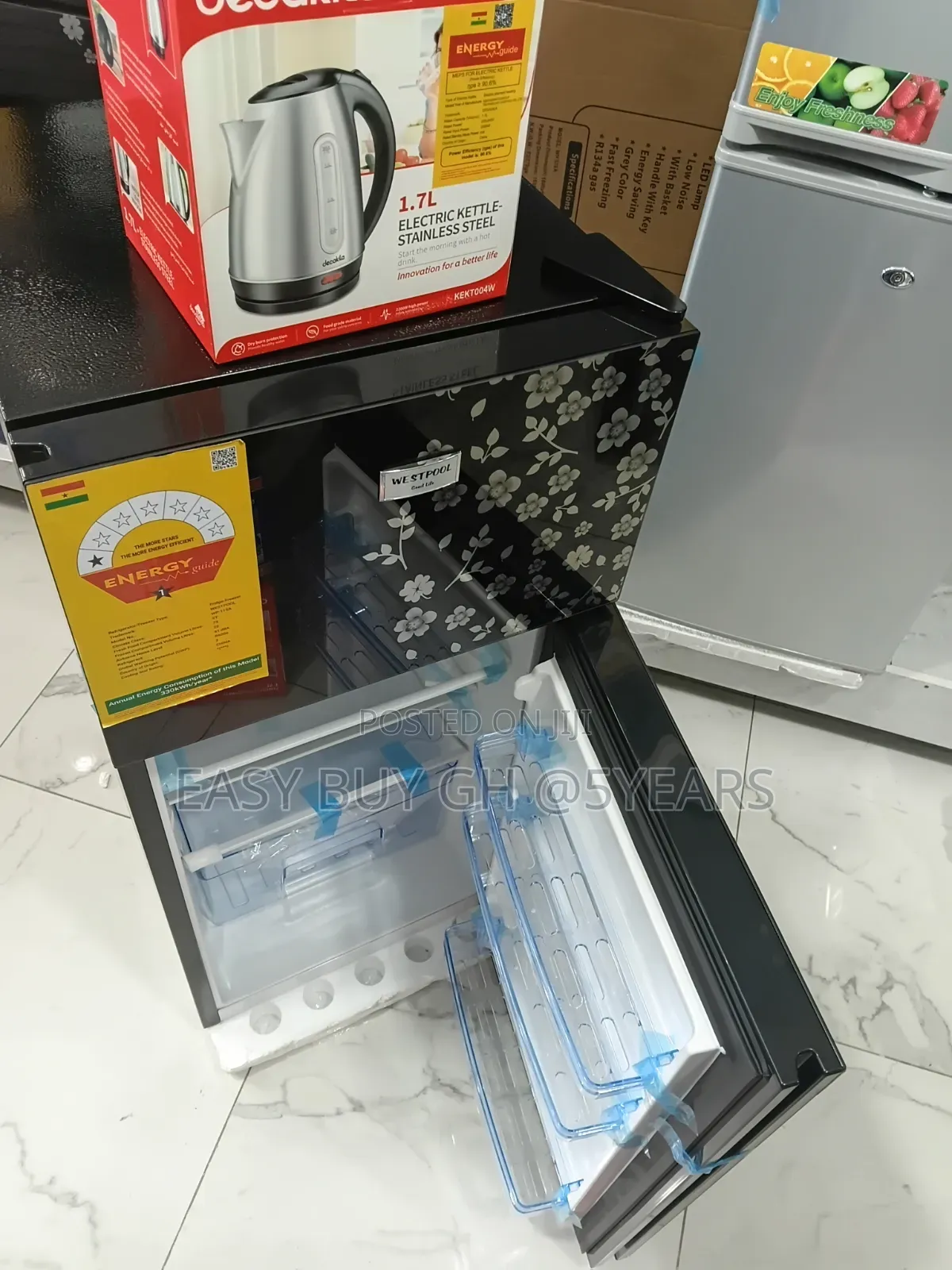 Westpool 95L Fridge-100% Copper Coil,LowVoltage Start,Low Noise