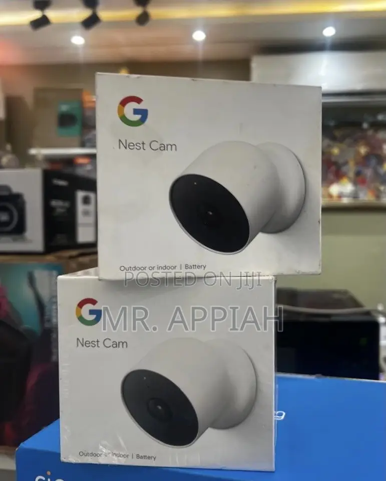Google Nest Cam Outdoor or Indoor, Battery - 2nd Generation - 2 Count