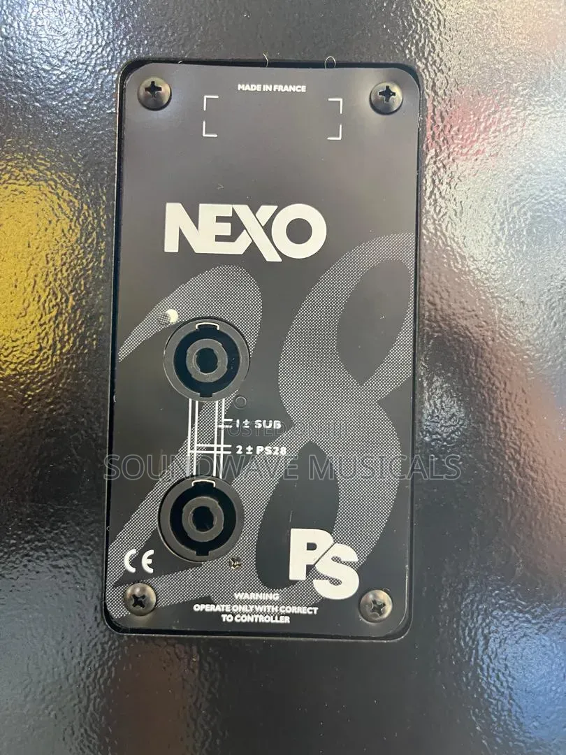 A Pair of Nexo Bass Speaker (Wood)