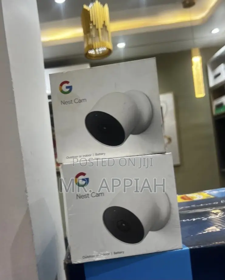 Google Nest Cam Outdoor or Indoor, Battery - 2nd Generation(White).