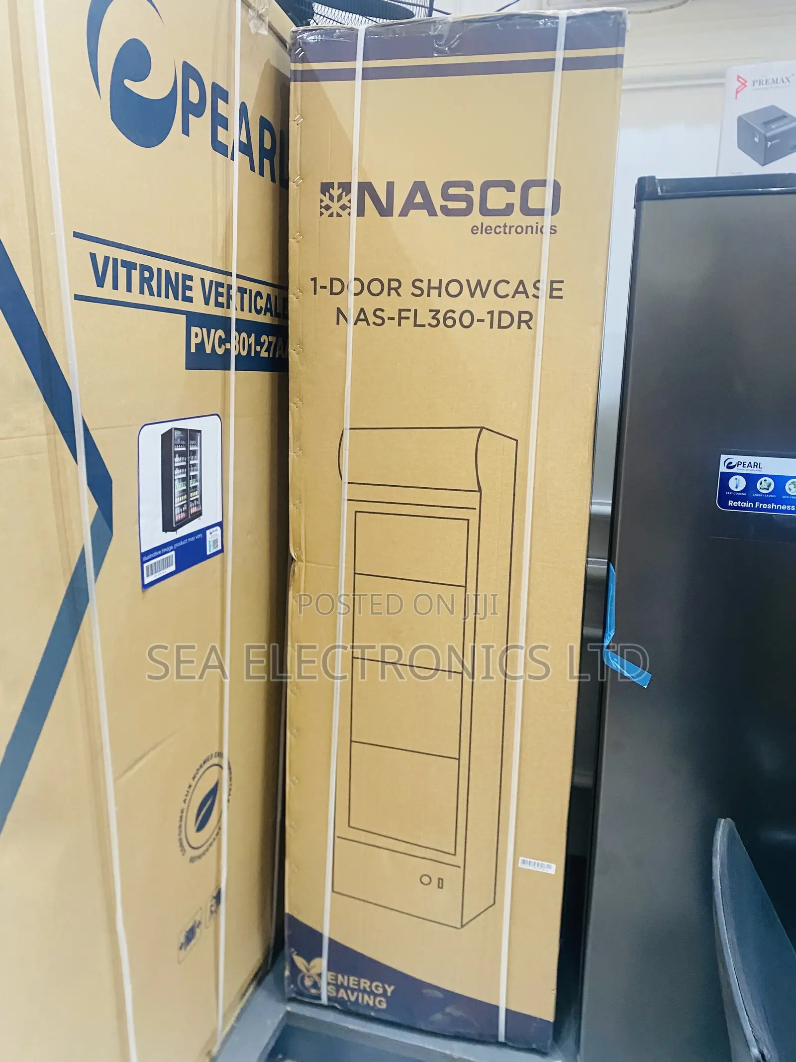 Nasco 298L Single Door Display Fridge