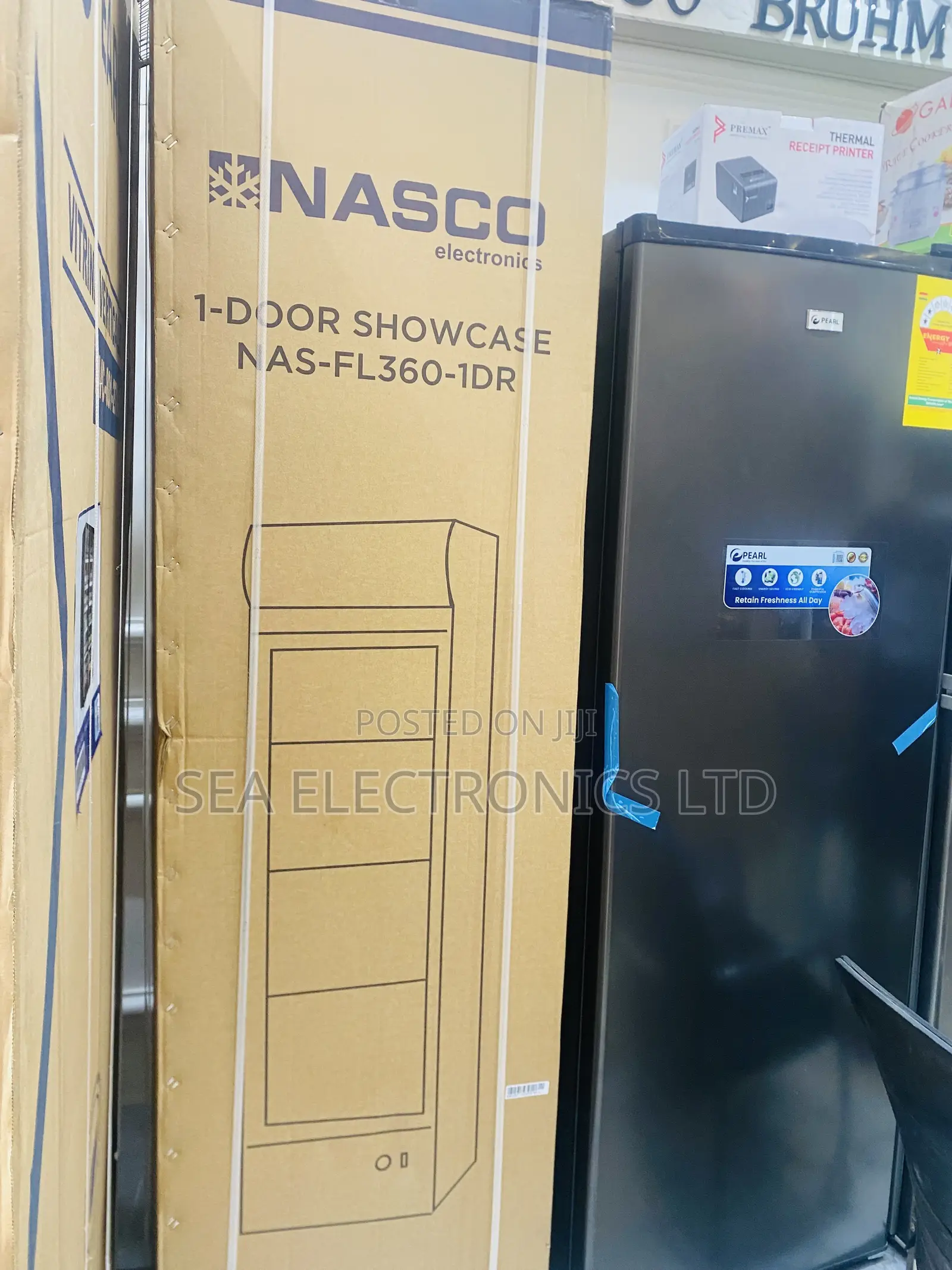 Nasco 298L Single Door Display Fridge (NAS-FL360-1DR)