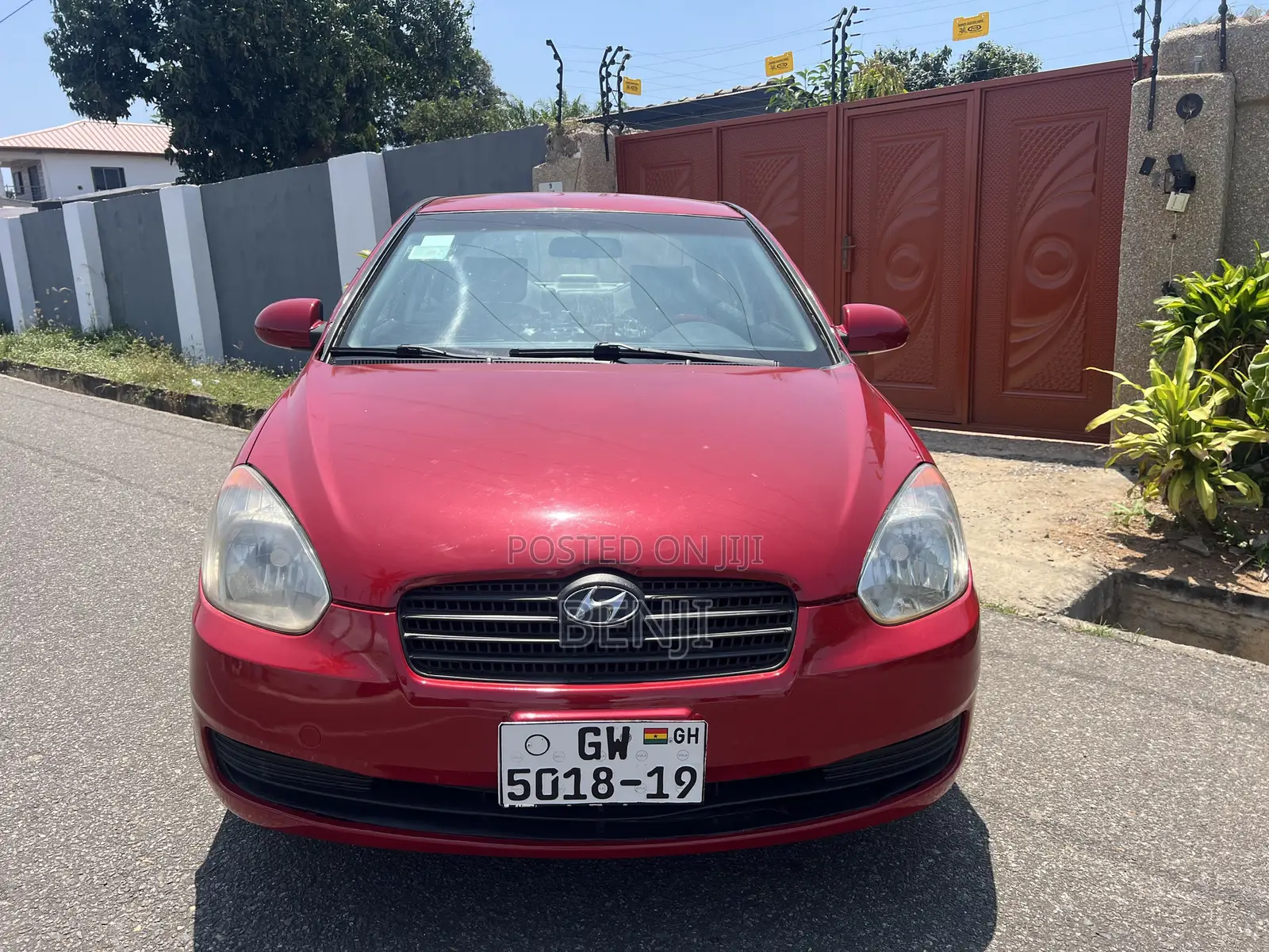 Hyundai Accent 2008 Red