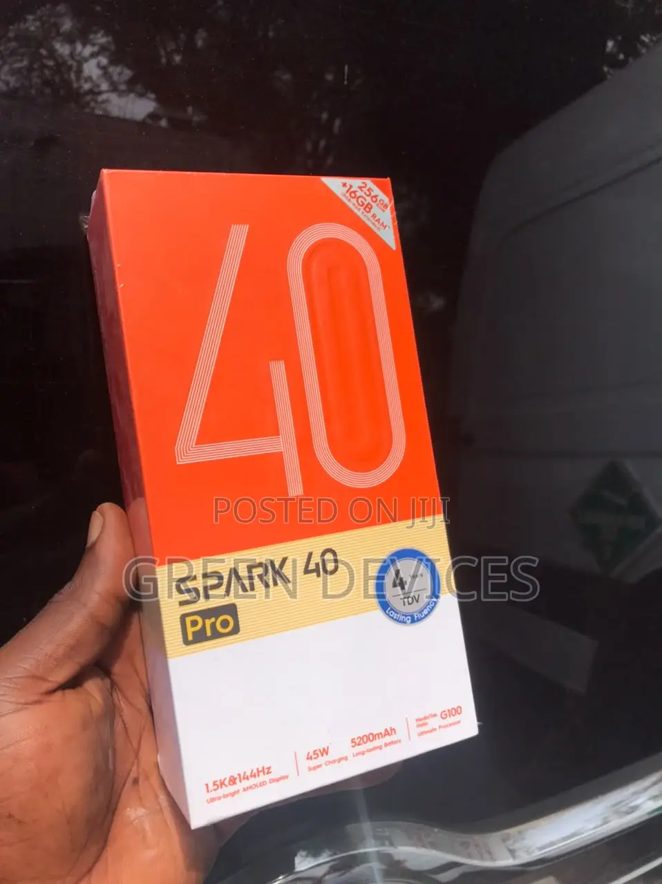 New Tecno Spark 40 Pro 256 GB Black