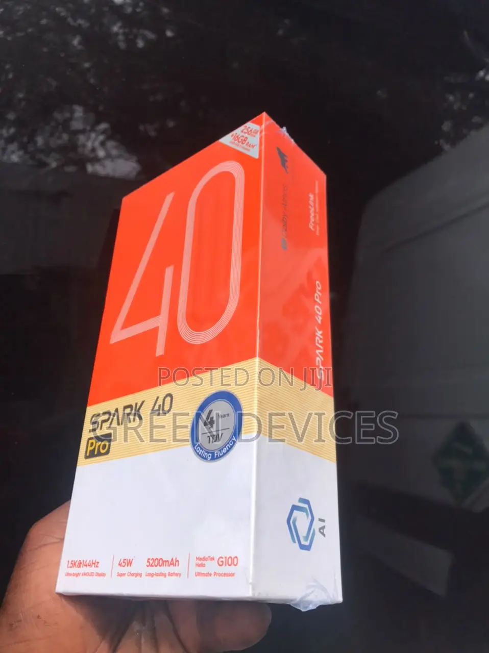 New Tecno Spark 40 Pro 256 GB Black