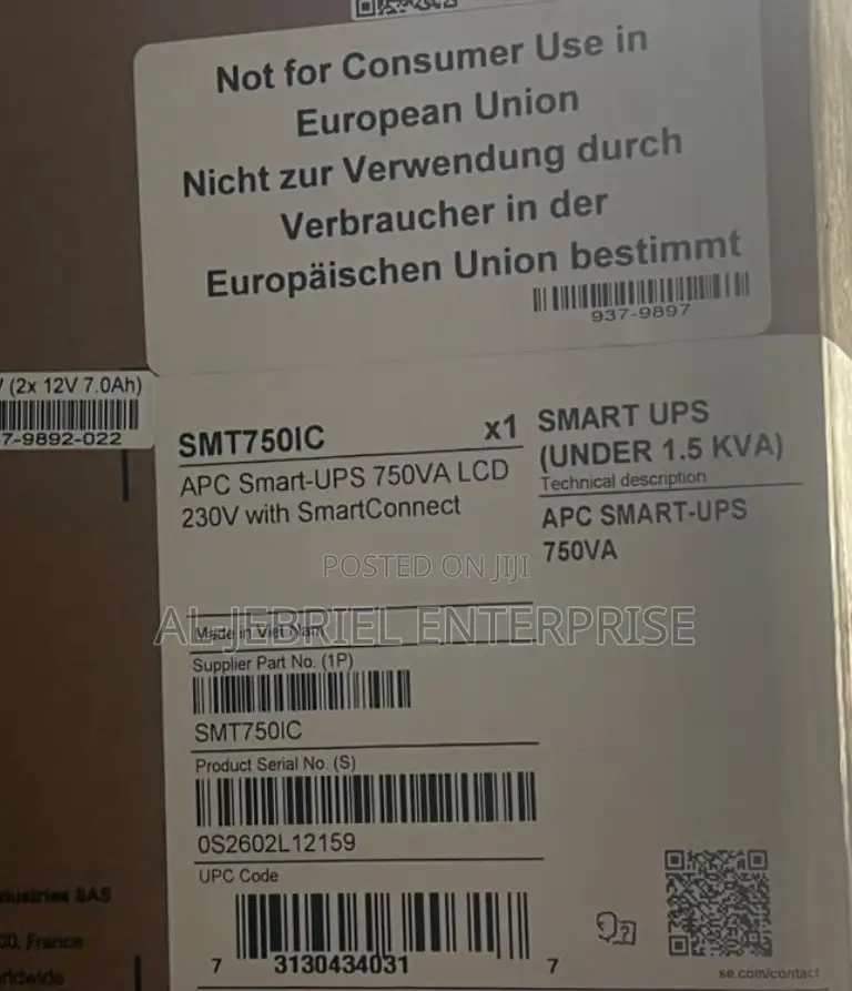 APC 750va Smart Ups -500watts