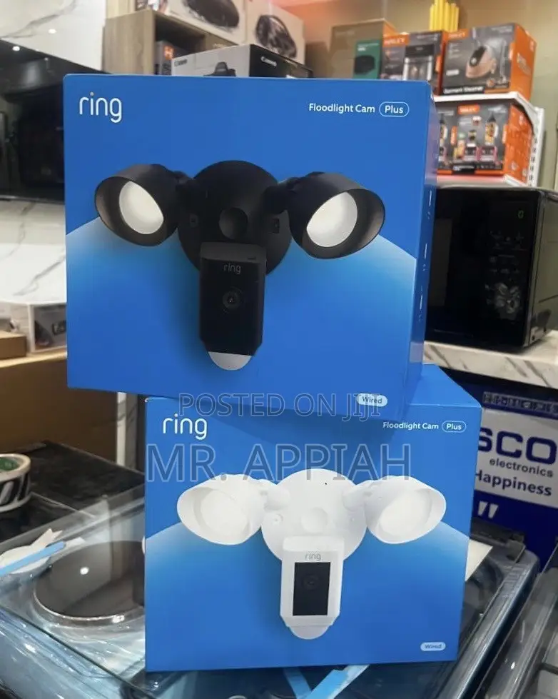 Order Ring Floodlight Cam Wired Plus,Outdoor Home or Business Security