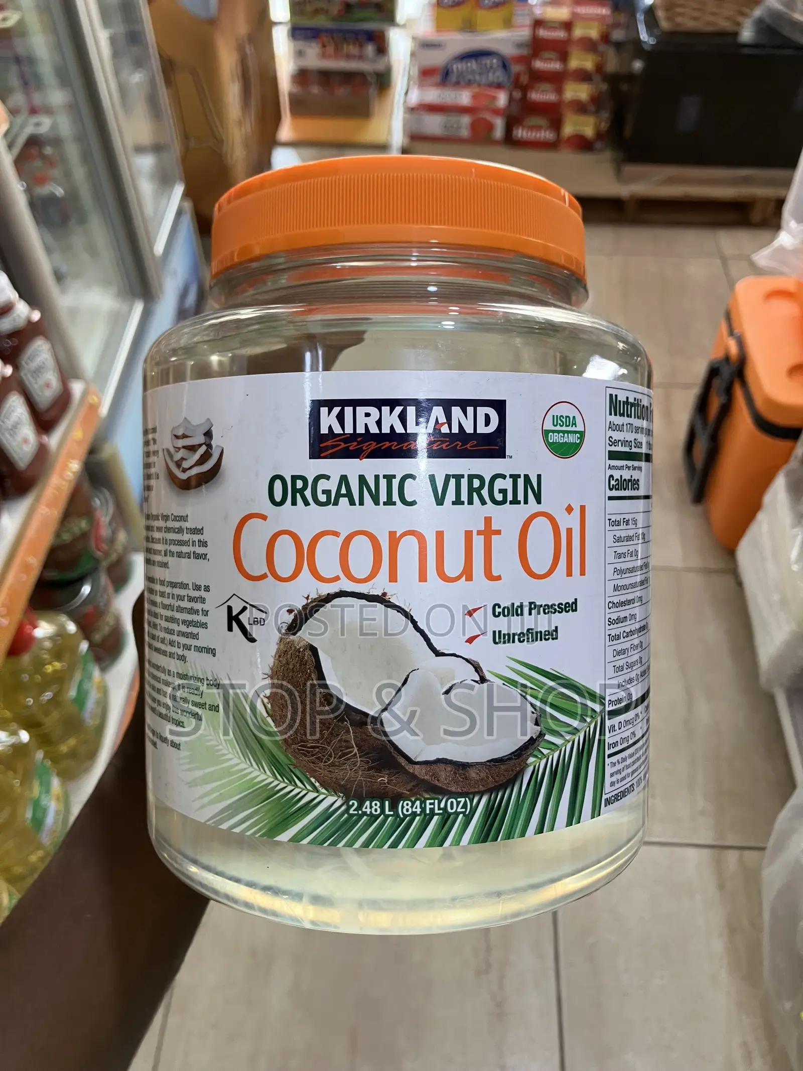 Kirkland Organic Virgin Coconut Oil