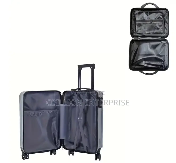 2pcs Suitcase Set 14" & 20" PC Hard Shell Durable and Tough Storage