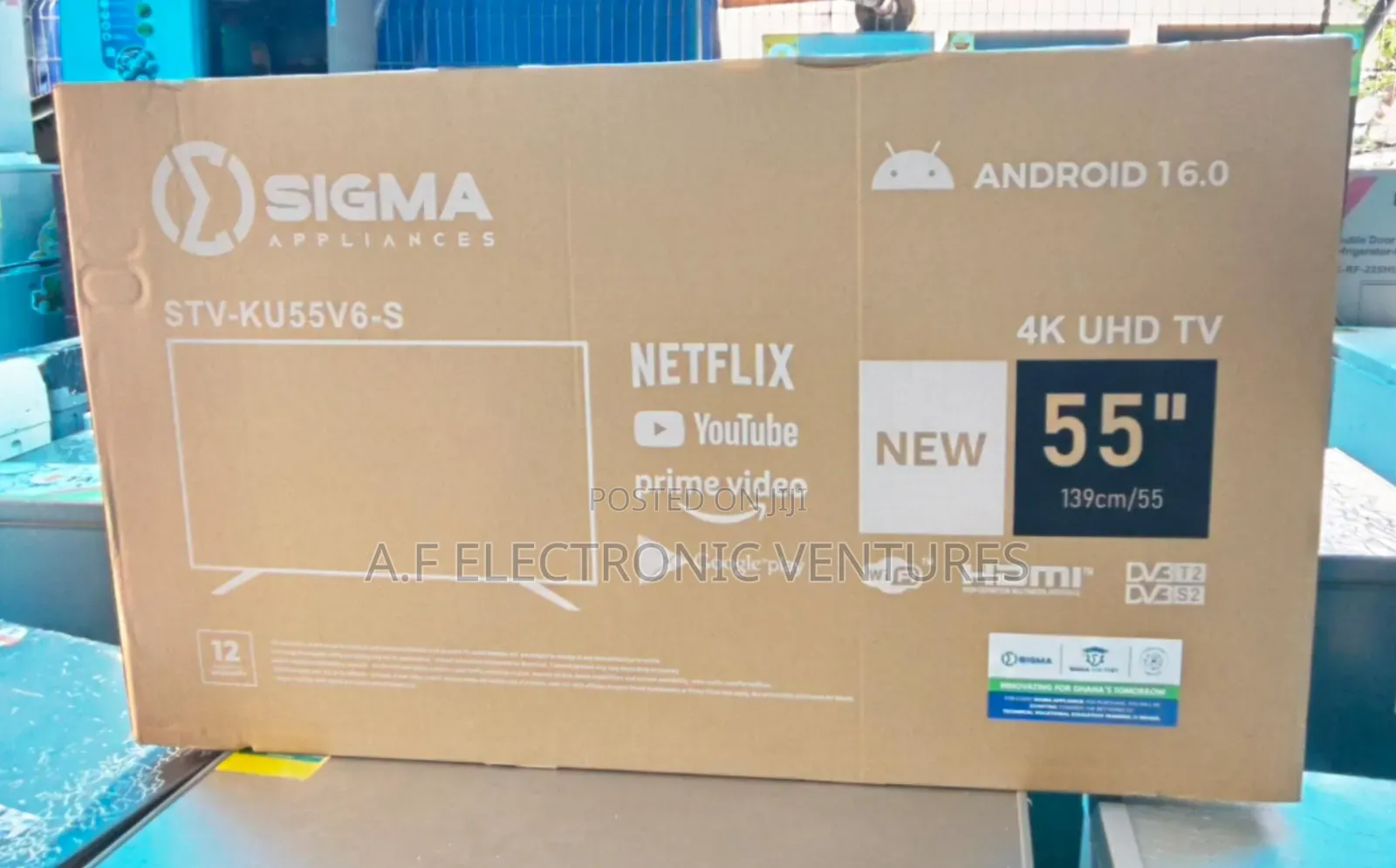 Sigma 55-Inch 4K Android Uhd Smart TV