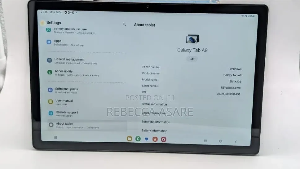 Samsung Galaxy Tab A 8.4 (2020) 32 GB Black