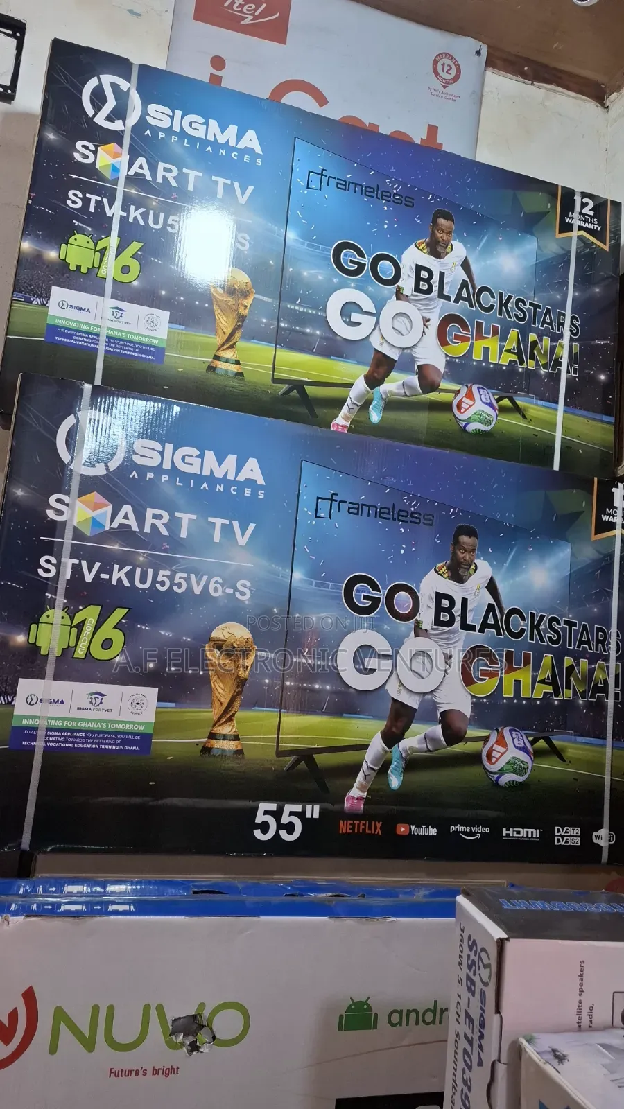 Sigma 55-Inch 4K Android Uhd Smart TV