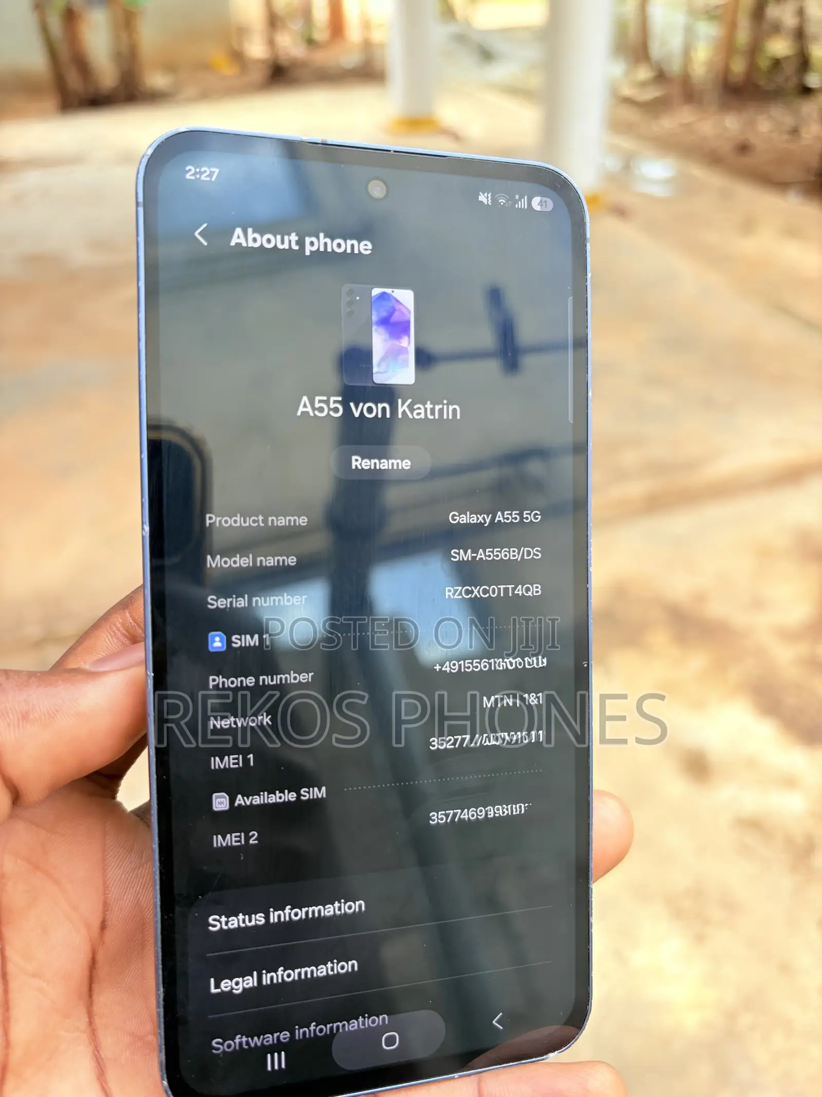 New Samsung Galaxy A55 128 GB Blue