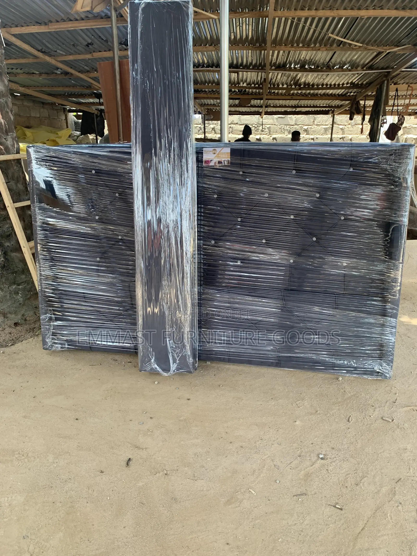 King Size Bed Frame With 2 Side Drawers