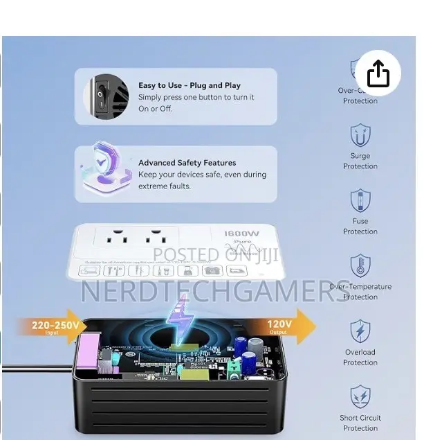 Hyted 1600w Power Converter Combo