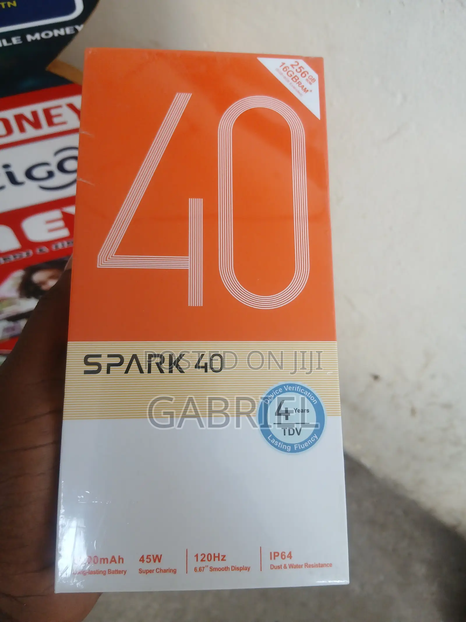 New Tecno Spark 40 256 GB Black