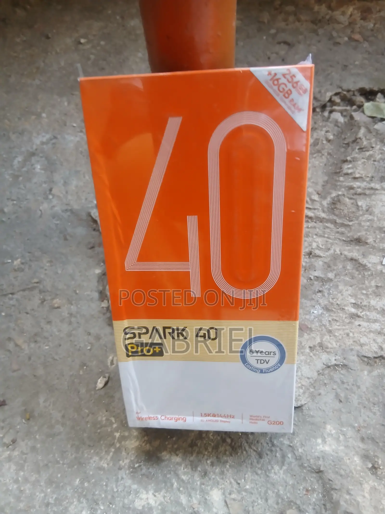 New Tecno Spark 40 Pro+ 256 GB Black