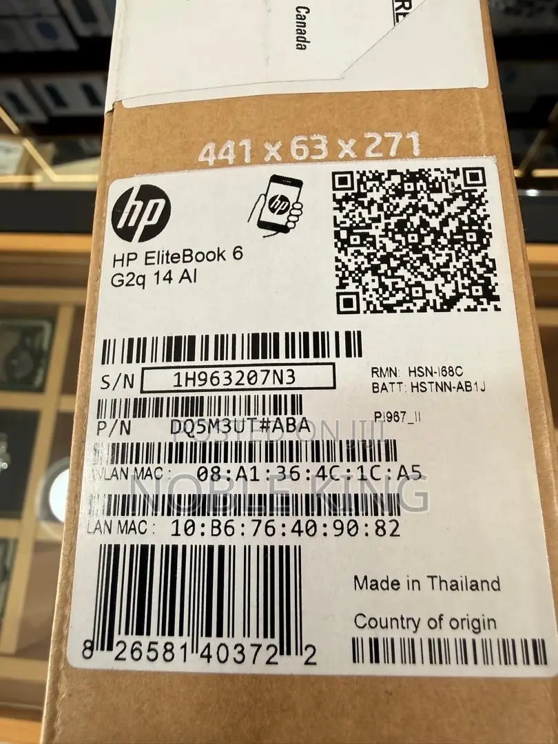 New HP EliteBook 6 G1i Notebook AI PC 32GB Qualcomm Snapdragon X Elite
