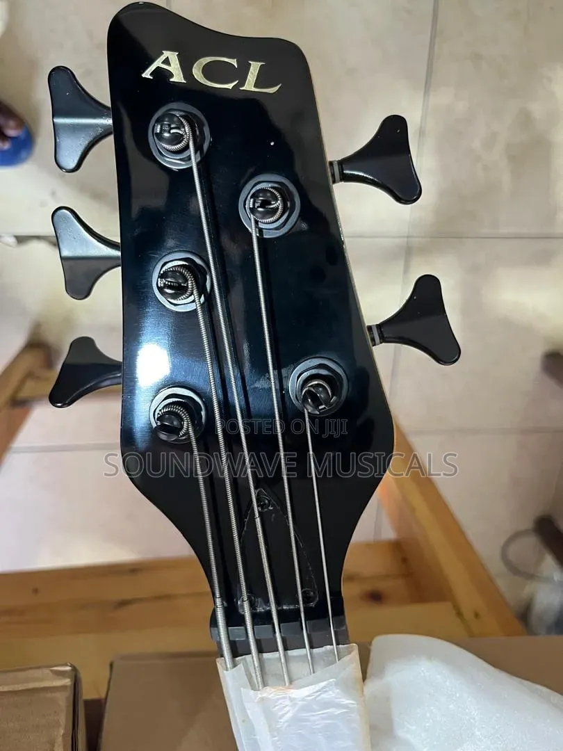 Acl Active 5 String Bass Guitar (Green)