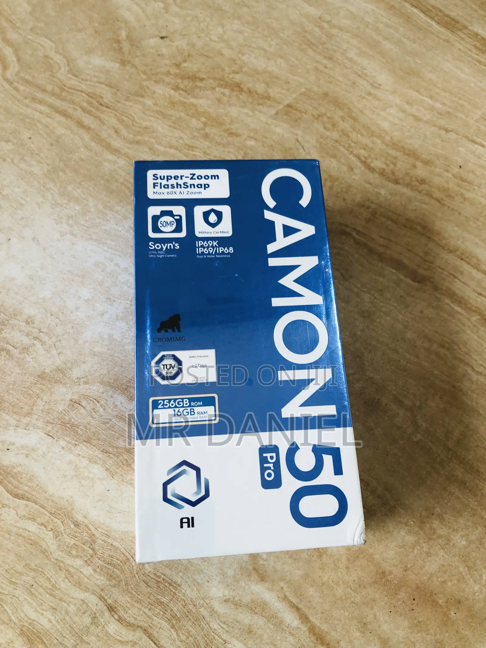 New Tecno Camon 50 Pro 256 GB Black