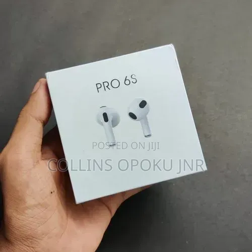Air Pro 6s HIFI Stereo Wireless Bluetooth Headsets - White