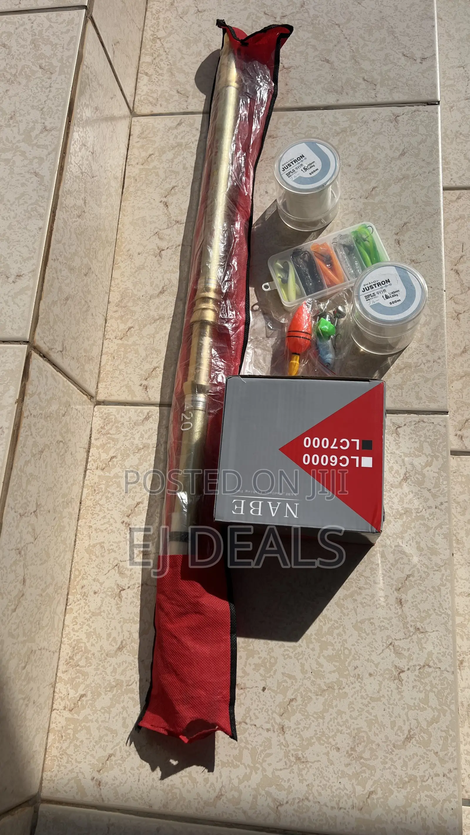 Heavy Duty Fishing Rod for Sea Fishing With Metal Reel and Accessories