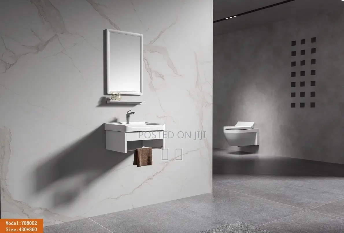 Mini Bathroom Caibinet With Mirror and Basin