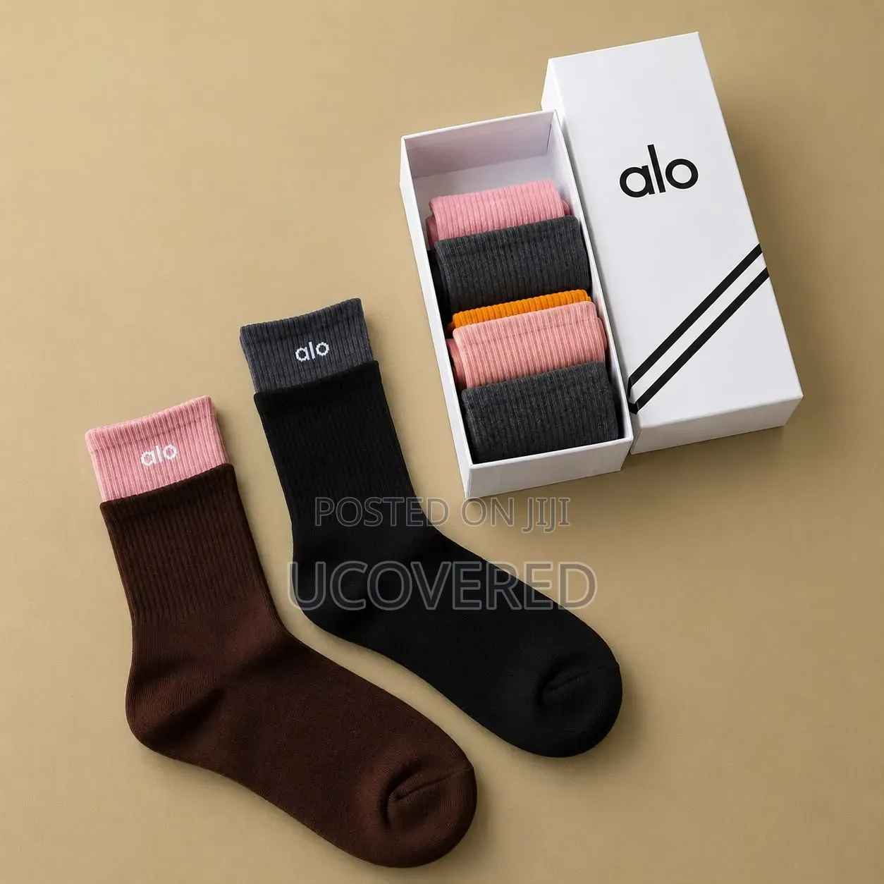Sets of Branded Fashion Socks in Gift Boxes