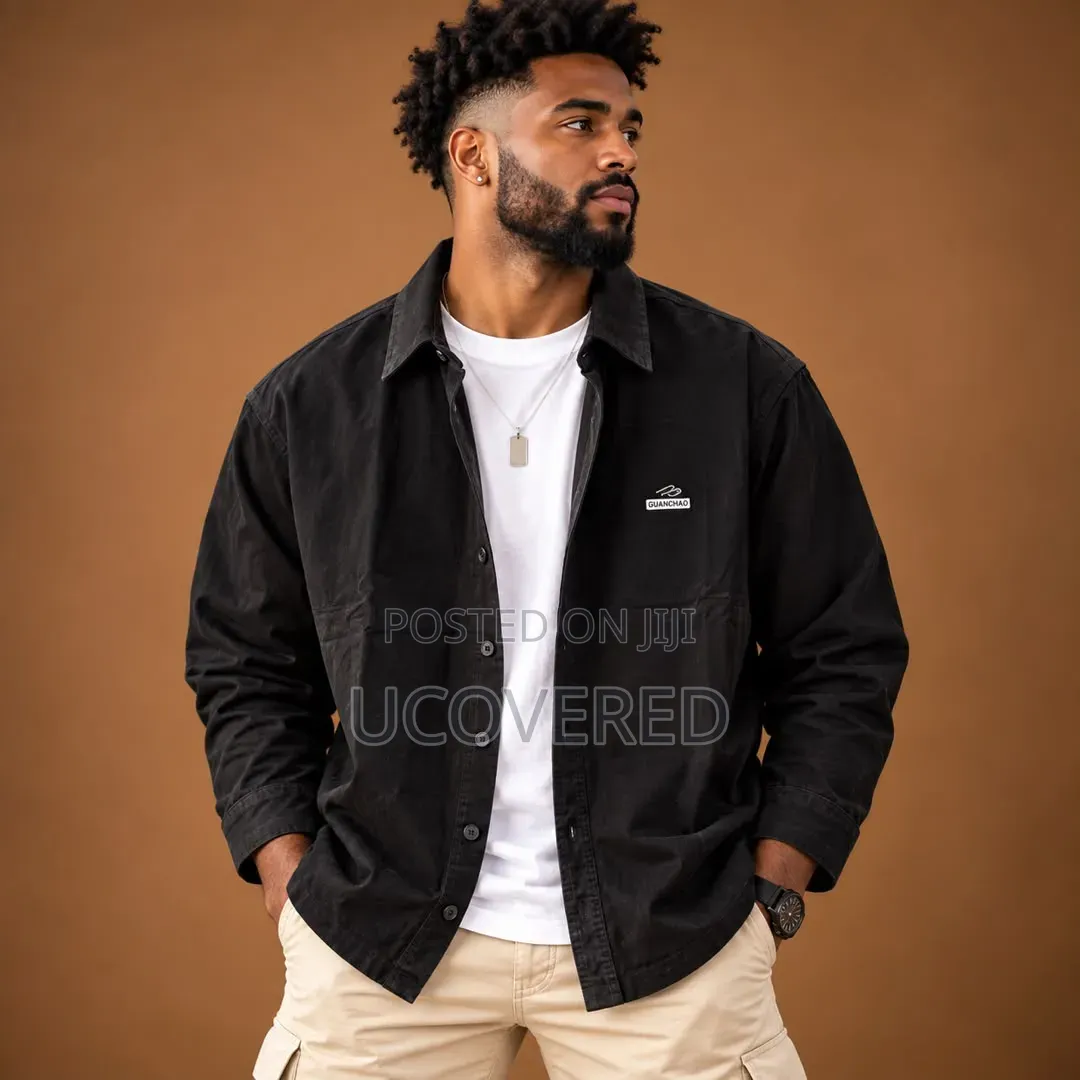 Men’s Casual Long-Sleeve Denim Shirts