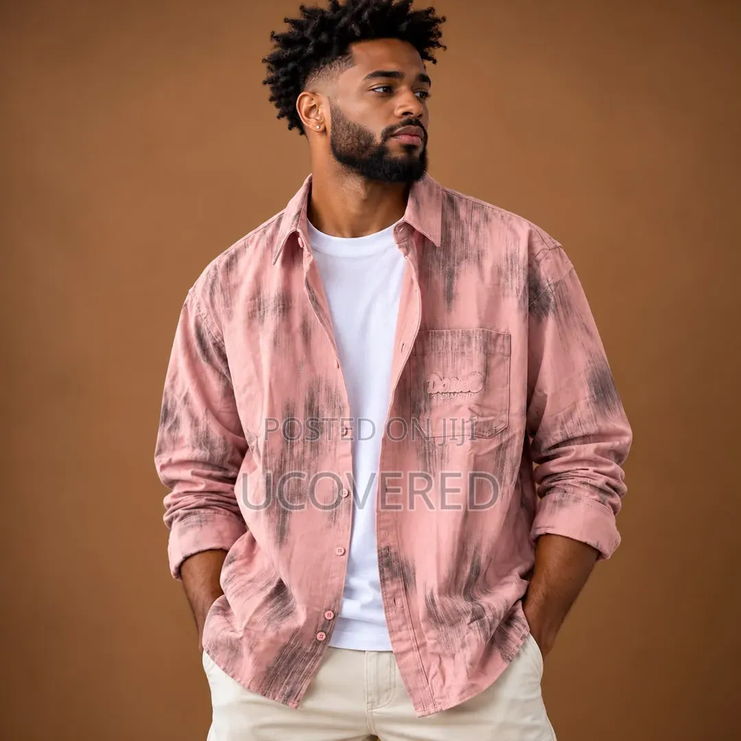 Men’s Casual Long-Sleeve Denim Shirts