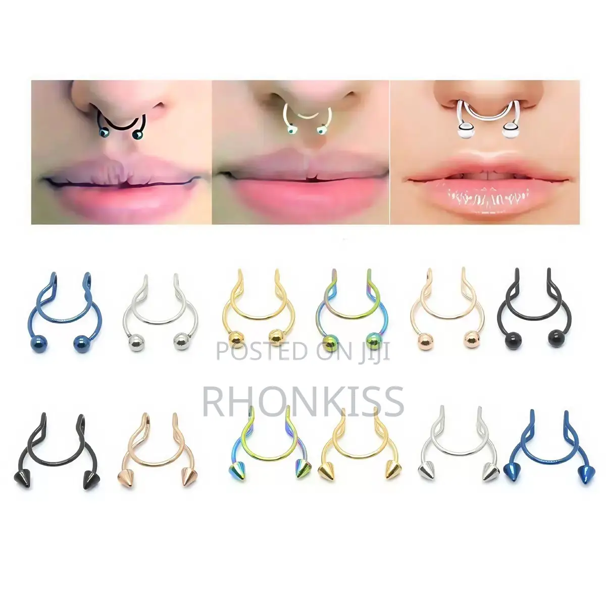 Faux Nose Septum Ring